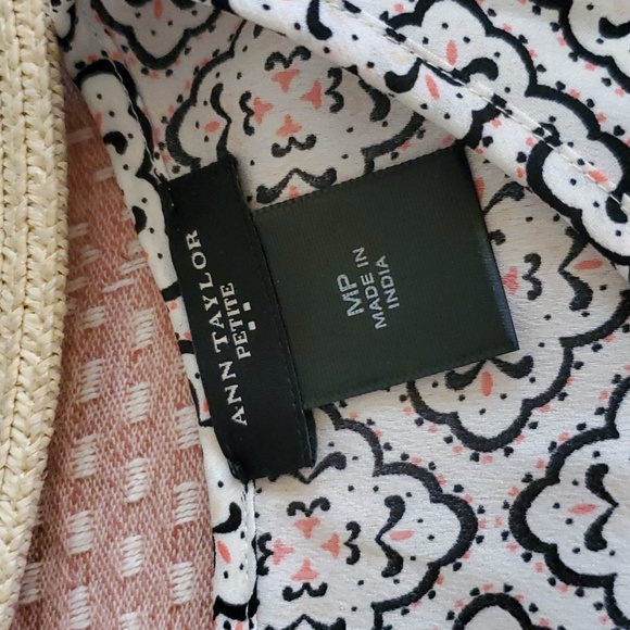 Ann Taylor print Shell Top szMP - Picture 3 of 9